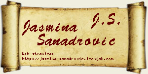 Jasmina Sanadrović vizit kartica